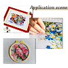 3Pcs Linen Cross Stitch Fabric DIY-DC0003-81B-5