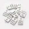 201 Stainless Steel Charms STAS-Q201-T123-1