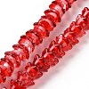 Transparent Glass Beads Strands LAMP-H061-01A-05-1