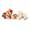 Alloy Enamel Brooches JEWB-N006-025-NR-2