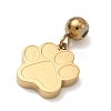 304 Stainless Steel Pendants STAS-K323-01C-G-2