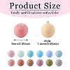 140Pcs 14 Colors Food Grade Eco-Friendly Silicone Beads SIL-TA0001-26-3