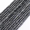 Terahertz Stone Beads Strands G-E411-15-4mm-1