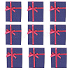Rectangle Paper Jewelry Set Storage Boxes with Bowknot X1-CON-TAC0014-04B-3