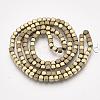Electroplate Non-magnetic Synthetic Hematite Bead Strands G-Q467-11I-2