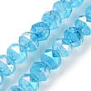 Baking Paint Glass Beads Strands GLAA-H032-05-02-1