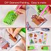 2 Sets 2 Style Christmas Theme DIY Diamond Painting Stickers Kits for Kids DIY-SZ0003-42-3
