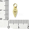 Brass Micro Pave Cubic Zirconia Pendants KK-H475-54G-02-3