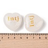 Natural Quartz Crystal Heart Engraving MBTI Figurines Statues for Home Office Desk Decorations X1-G-K353-05B-3