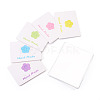 100Pcs Rectangle Clear Polypropylene Cellophane Bags CDIS-TA0001-37A-10