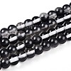 Baking Paint Transparent Glass Beads X1-DGLA-N011-6mm-10-1