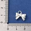 925 Sterling Silver Bowknot Charms STER-K180-01S-3