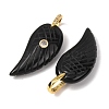 Natural Obsidian Pendants GG-CBA51ED-02G-07-3