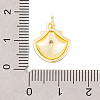 Rack Plating Brass Enamel Pendants KK-P269-09G-05-3