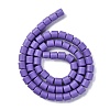 Polymer Clay Bead Strands CLAY-T001-C49-4