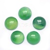 Natural Green Onyx Agate Cabochons G-P393-R04-14mm-1