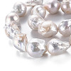 Natural Baroque Pearl Keshi Pearl Beads Strands PEAR-S019-05B-4