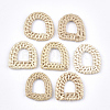 Handmade Reed Cane/Rattan Woven Linking Rings WOVE-T006-053-1