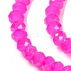 Baking Electroplate Glass Beads Strands DGLA-A039-J4mm-B24-3