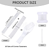 Polyester & Pom Removable Quilt Cover Corner Fasteners Button Straps FIND-CP0003-68-2