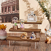 3-Tier Transparent Acrylic Action Figures Display Risers ODIS-WH0002-91-WH-6