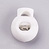 Plastic Iron Spring Cord Locks X-FIND-WH0017-13-1