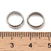 Non-Tarnish 201 Stainless Steel Bead Frames STAS-O130-06P-A-3