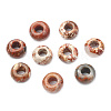 Natural Brecciated Jasper European Beads LS-X-G-G740-14x8mm-05-1