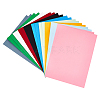 CRASPIRE 20Pcs 10 Colors Cardboard Paper Card DIY-CP0008-38-1