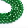 Natural White Jade Bead Strands G-R346-4mm-01-1