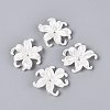 ABS Plastic Imitation Pearl Bead Caps KY-Q004-05A-1
