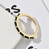 Brass Micro Pave Cubic Zirconia Finger Rings for Women RJEW-H256-10G-01-3