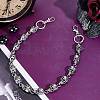 1Pc Alloy Chain Belts AJEW-HY0002-25AS-4