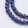 Natural Lapis Lazuli(Filled Color Glue) Beads Strands X-G-K269-02-8mm-3