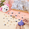   240 Sets 6 Style Plastic Craft Doll Eyes DOLL-PH0001-21-3