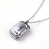304 Stainless Steel Pendant Necklaces NJEW-F250-01P-4