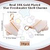 30Pcs Natural Freshwater Shell Pendants FIND-BBC0002-65-2