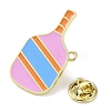 Sports Theme Pickleball Paddle Charms Enamel Pins JEWB-B030-01A-3