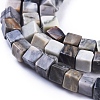 Natural Polychrome Jasper/Picasso Stone/Picasso Jasper Beads Strands G-D0020-19-3