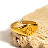 304 Stainless Steel Cuff Rings for Women FS-WG0DD3D-01-1