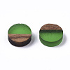 Resin & Wood Cabochons RESI-S358-70-H55-2