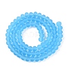 Transparent Glass Beads Strands EGLA-A044-T6mm-MD08-3