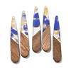 Resin and Walnut Pendants LS-FIND-R051-08A-1