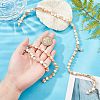 2 Strands Natural Trochid Shell/Trochus Shell Beads Strands SSHEL-FH0001-11-3