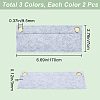 6Pcs 3 Colors Wool Felt Purse Organizer Insert FIND-CN0001-08-2