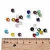 24 Colors Electroplate Glass Beads EGLA-X0006-04B-6mm-3