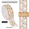 Sparkle Polyester Embroidery Ribbon OCOR-WH0070-76B-2
