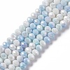 Ombre Effect Dyed Glass Beads Strands X-GLAA-C023-02A-1