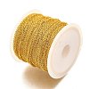 Rack Plating Brass Cable Chains CHC-M001-02G-02-2