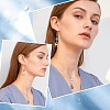 24Pcs 4 Style 201 Stainless Steel Hollow Pendants STAS-UN0029-99-6
